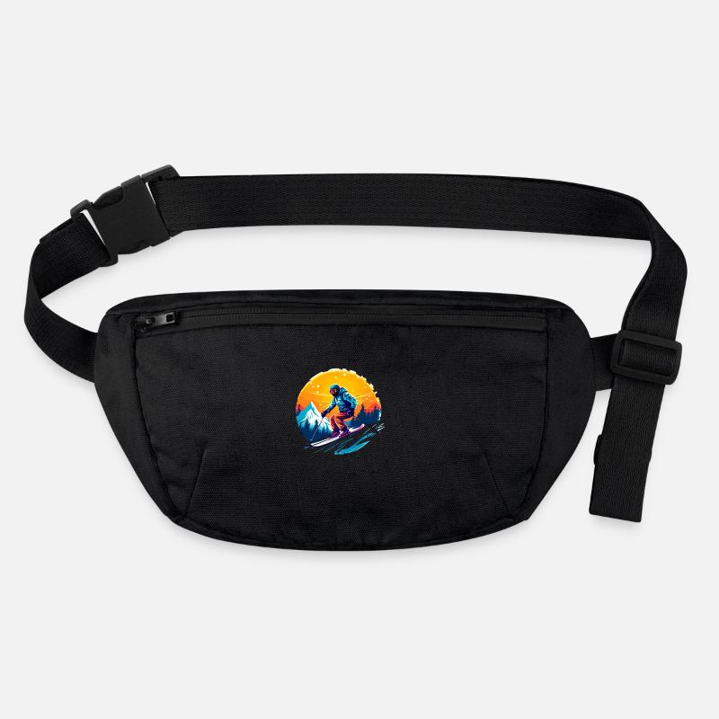 Ski Team Skier School Skiing Ski Team Ski Stanley/Stella recycled Hip Bag 