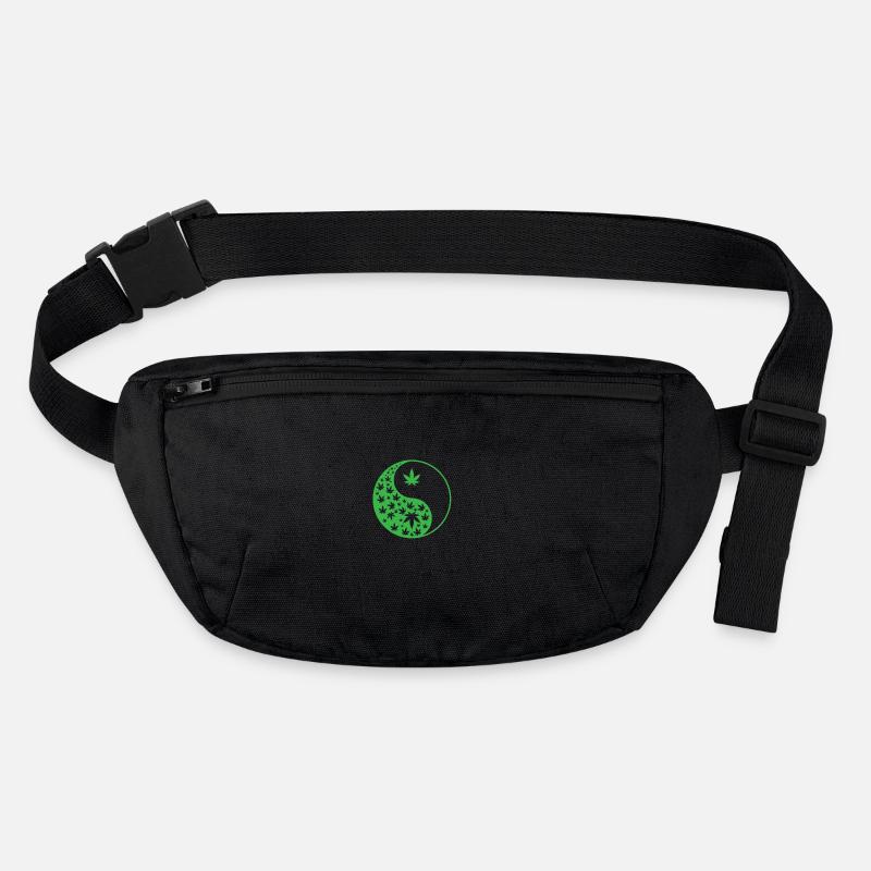 Symbole Yin et Yang de la marijuana Sac banane recyclé Stanley/Stella