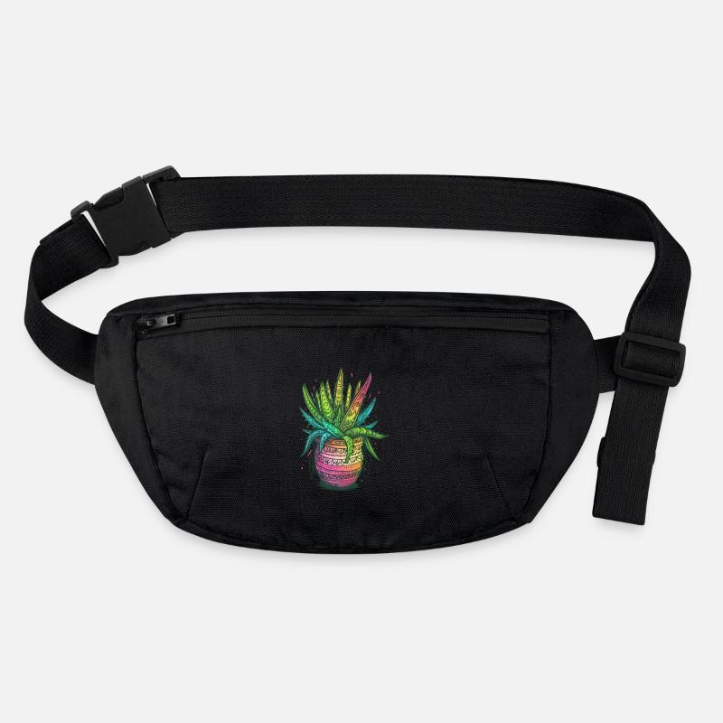 Aloe Vera Psychedelisch Sukkulente Pflanze Gärtner Stanley/Stella recycelte Gürteltasche