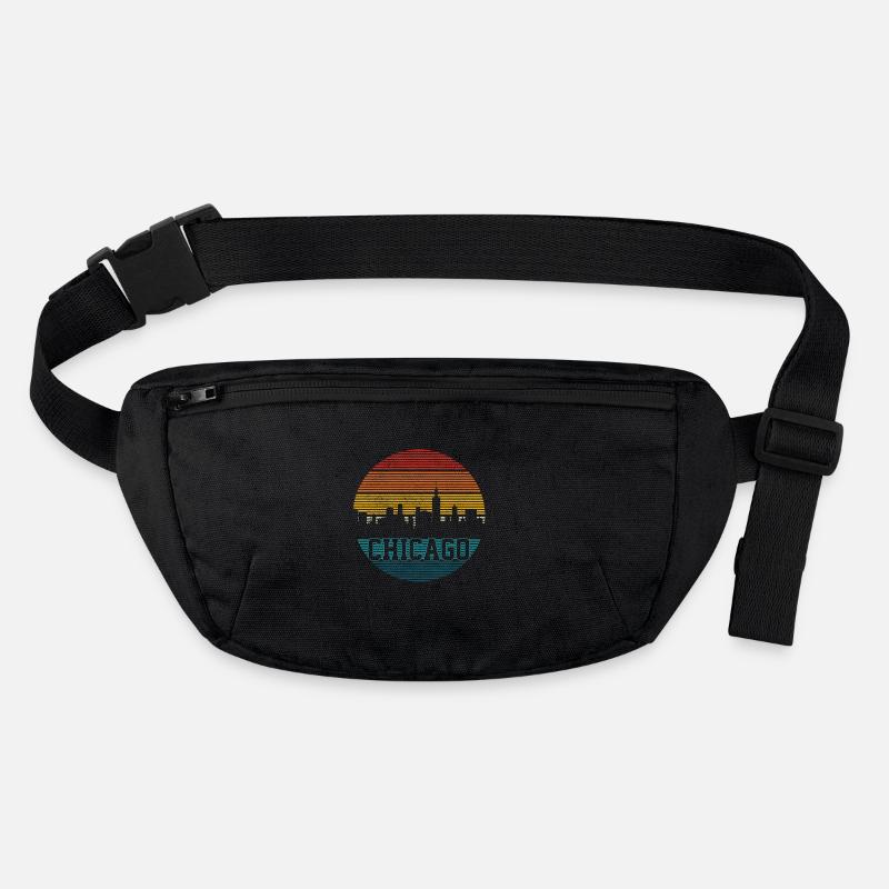 Chicago Illinois Souvenir Gift Stanley/Stella recycled Hip Bag 