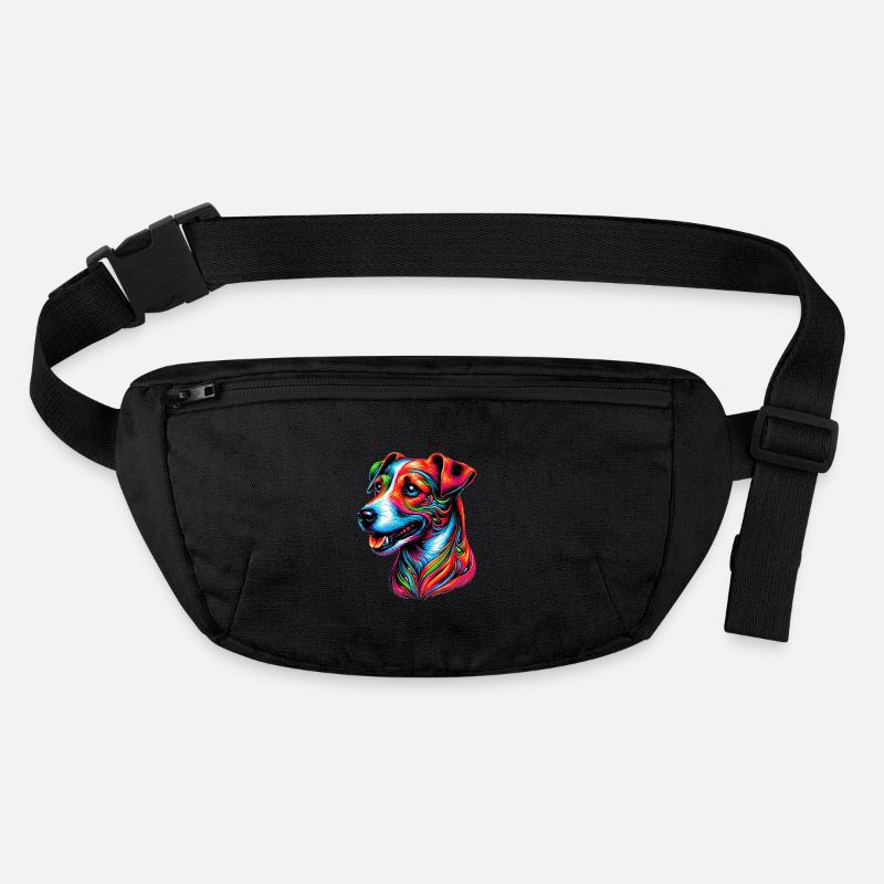 Jack Russell Terrier Dog Stanley/Stella recycled Hip Bag 