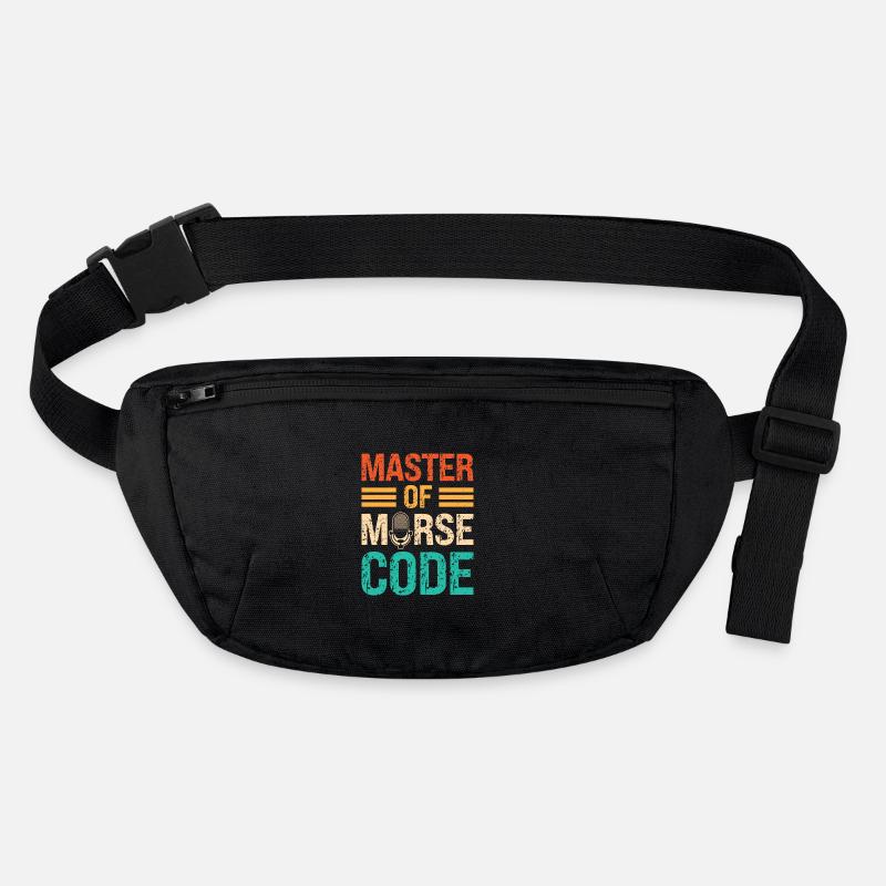 Master Of Morse Code Spruch - Programmsprecher Stanley/Stella recycelte Gürteltasche