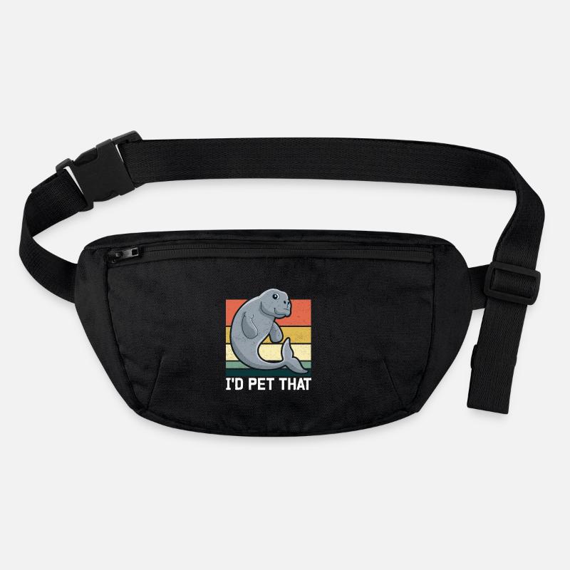 Dugong Sea Pig Fork-tailed Manatees Gift Stanley/Stella recycled Hip Bag 