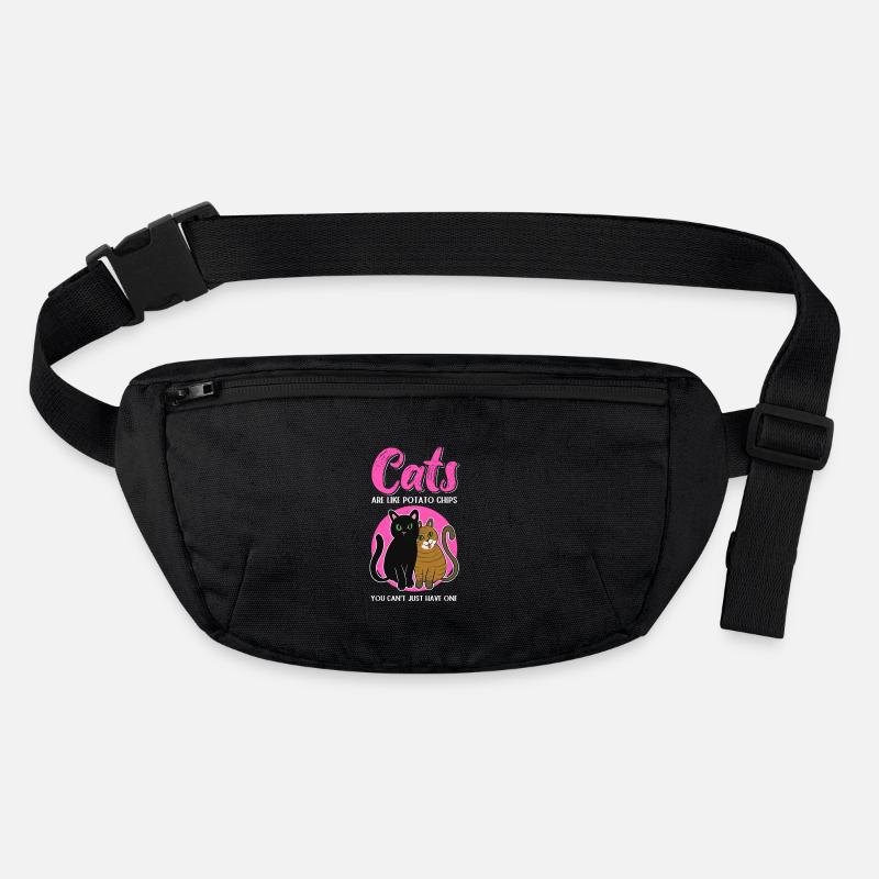 Cats Are Like Cat Cat Owner Gift Stanley/Stella recycled Hip Bag 