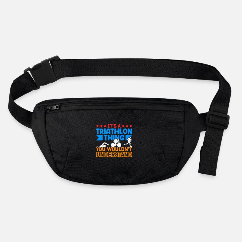 Triathlon Triathlète Triathlète Cadeau Sac banane recyclé Stanley/Stella