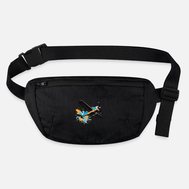 Model Airplane Pilot Airplane Hobby Design Stanley/Stella recycled Hip Bag 