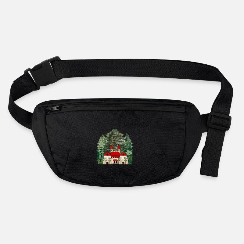 Burg Märchen Schloss Wald Festung Mittelalter Stanley/Stella recycelte Gürteltasche