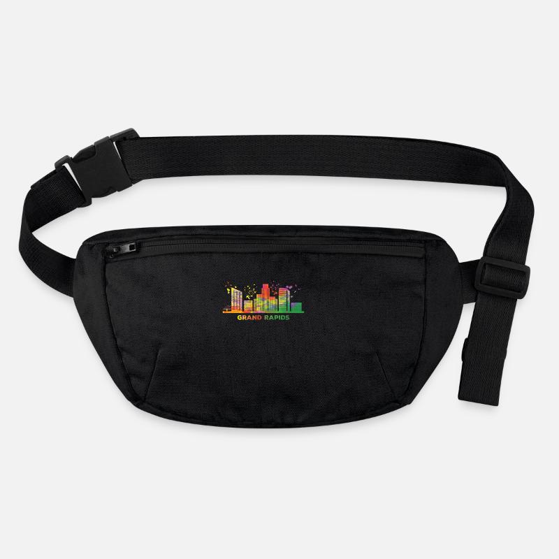 Grand Rapidian Skyline Grand Rapids Stanley/Stella recycelte Gürteltasche