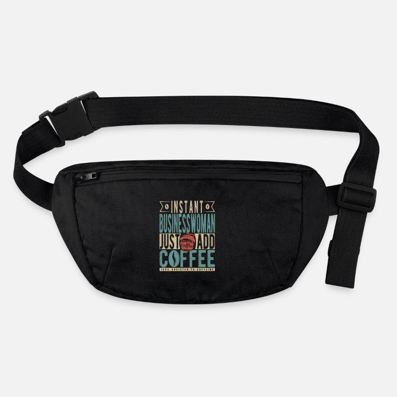 Instant-Geschäftsfrau Fügen Sie einfach Kaffee hinzu Stanley/Stella recycelte Gürteltasche