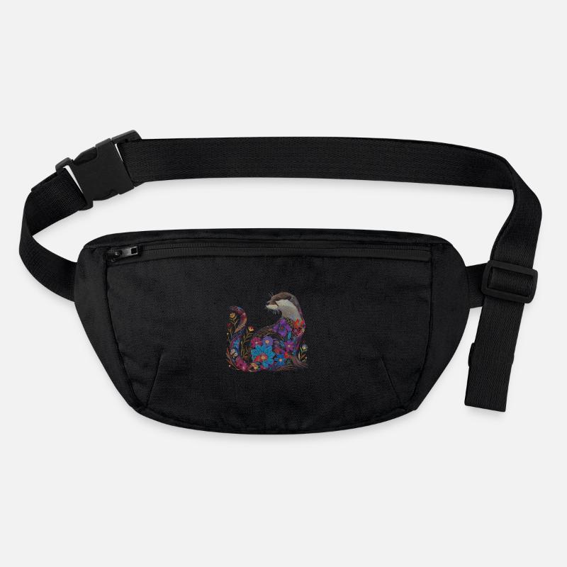 Otter Blumen Vintage Geschenk Stanley/Stella recycelte Gürteltasche