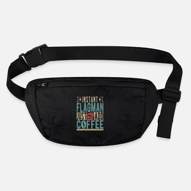 Instant Flagman Fügen Sie einfach Kaffee hinzu Stanley/Stella recycelte Gürteltasche