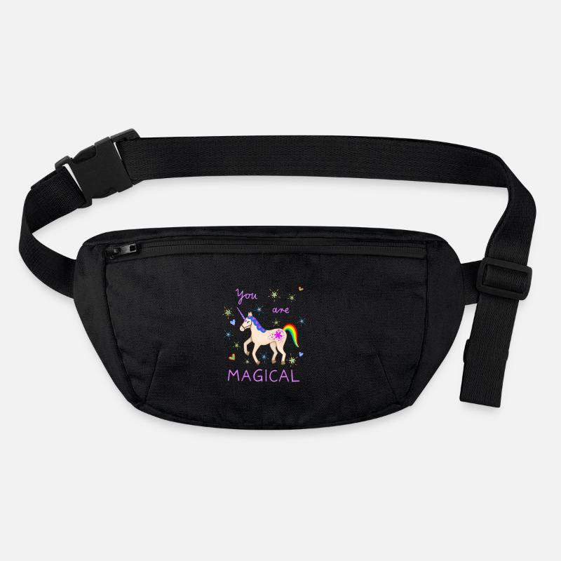 Süßes Einhorn magisch Einhörner Regenbogen Mädchen Stanley/Stella recycelte Gürteltasche