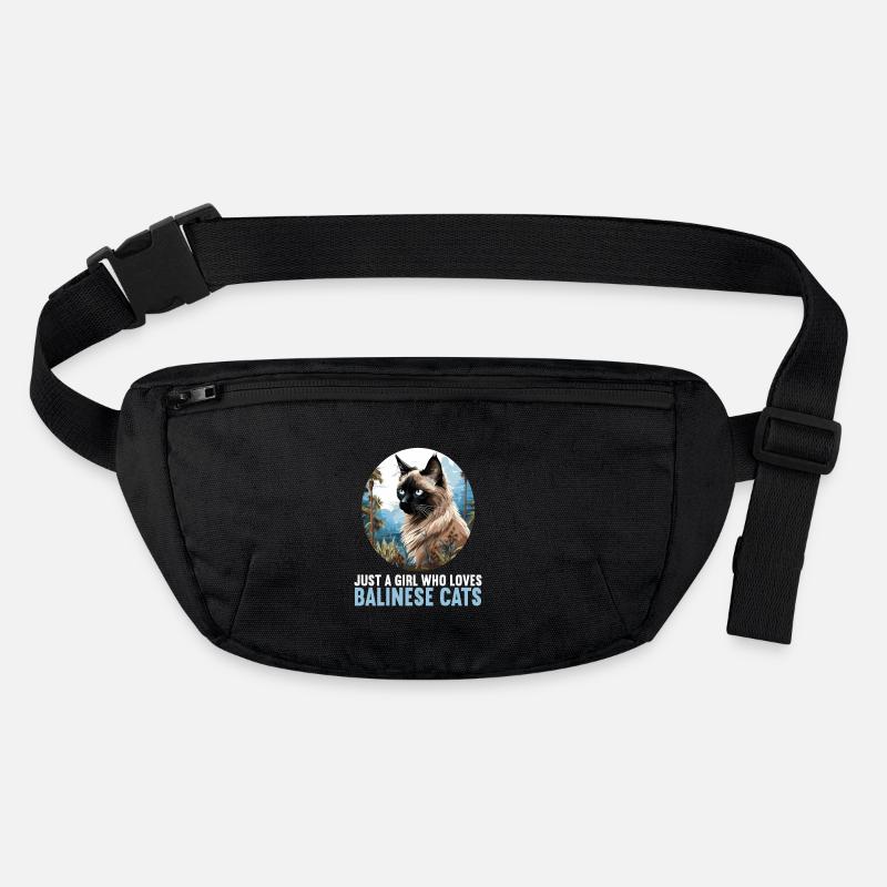 Balinese Cat Balinesenkatze Stanley/Stella recycelte Gürteltasche