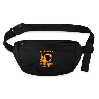 Éclipse solaire - Explorez l’obscurité - Sac banane recyclé Stanley/Stella - noir - Devant
