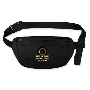 Éclipse solaire - Explorez l’obscurité - Sac banane recyclé Stanley/Stella - noir - Devant