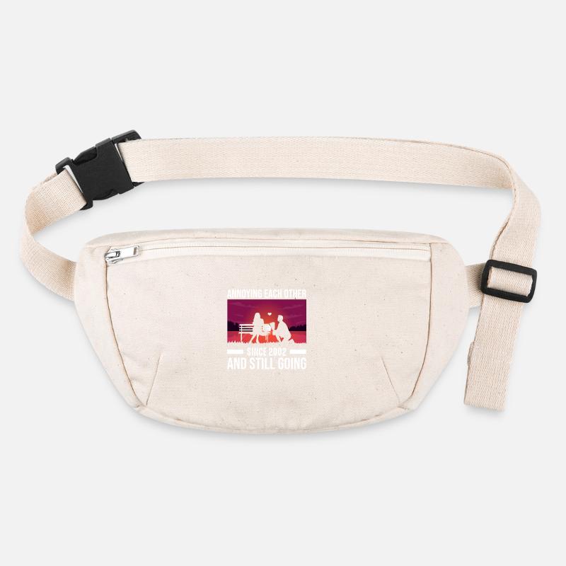 Relationship Marriage Anniversary - teasing each other since 2002 Stanley/Stella recycled Hip Bag 