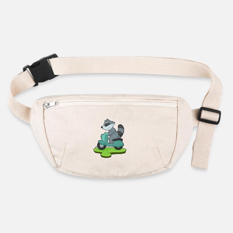 Waschbär Motorrad Stanley/Stella recycelte Gürteltasche