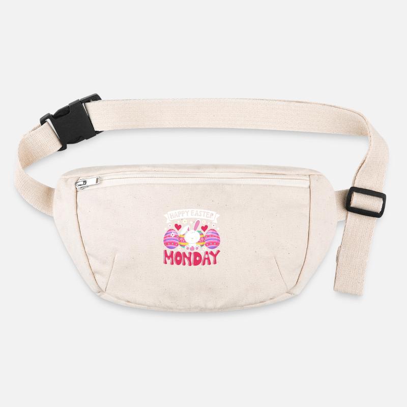 Happy Easter Monday! Easter Easter Eggs Easter Bunny Stanley/Stella recycled Hip Bag 