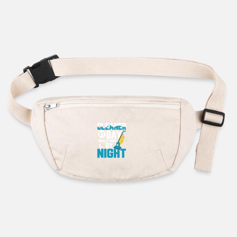 Cleaner By Day Really Tired By Night Housekeeping Stanley/Stella recycled Hip Bag 