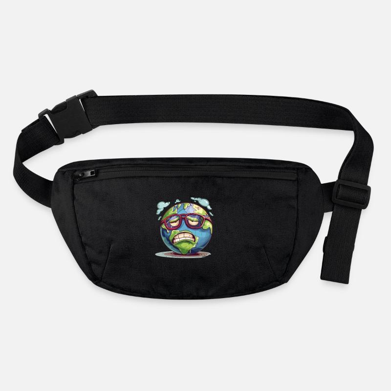 Warm up, save our climate now Stanley/Stella recycled Hip Bag 