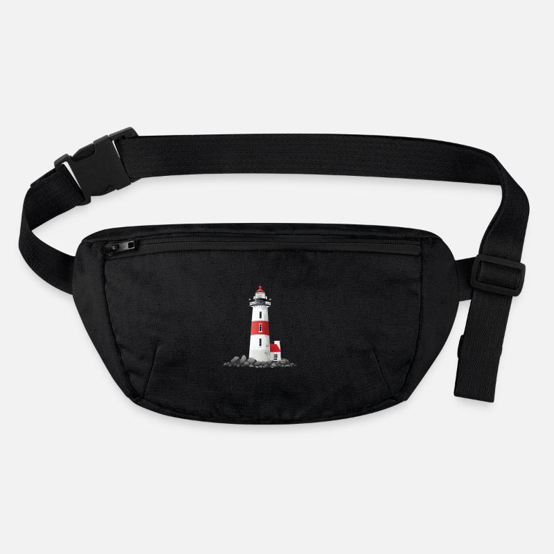 Lighthouse On The Rocky Coast Stanley/Stella recycled Hip Bag 