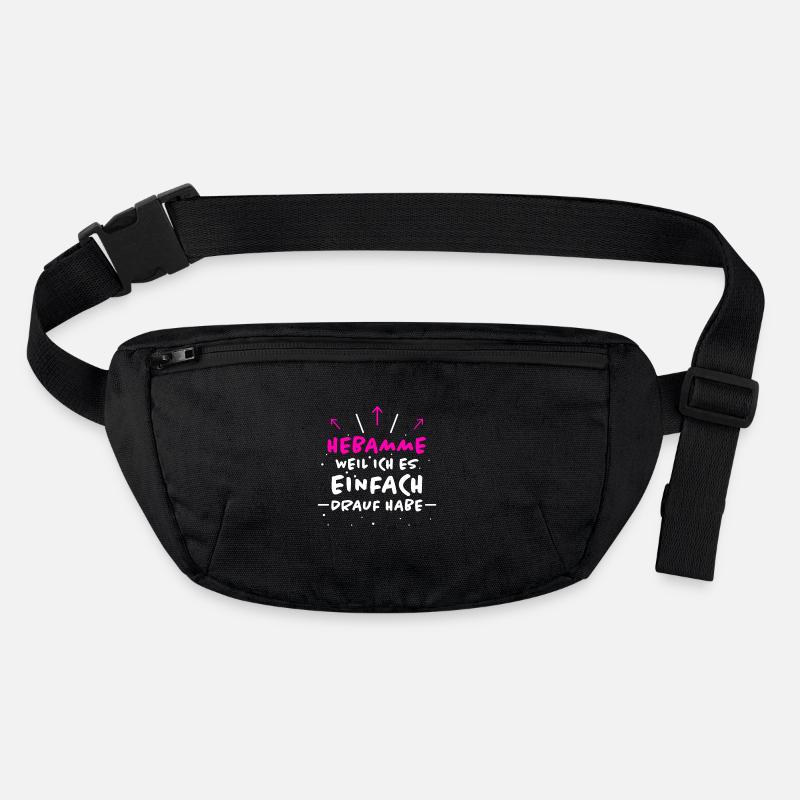 Hebamme Spruch Beruf Lustiges Hebammen Geschenk Stanley/Stella recycelte Gürteltasche