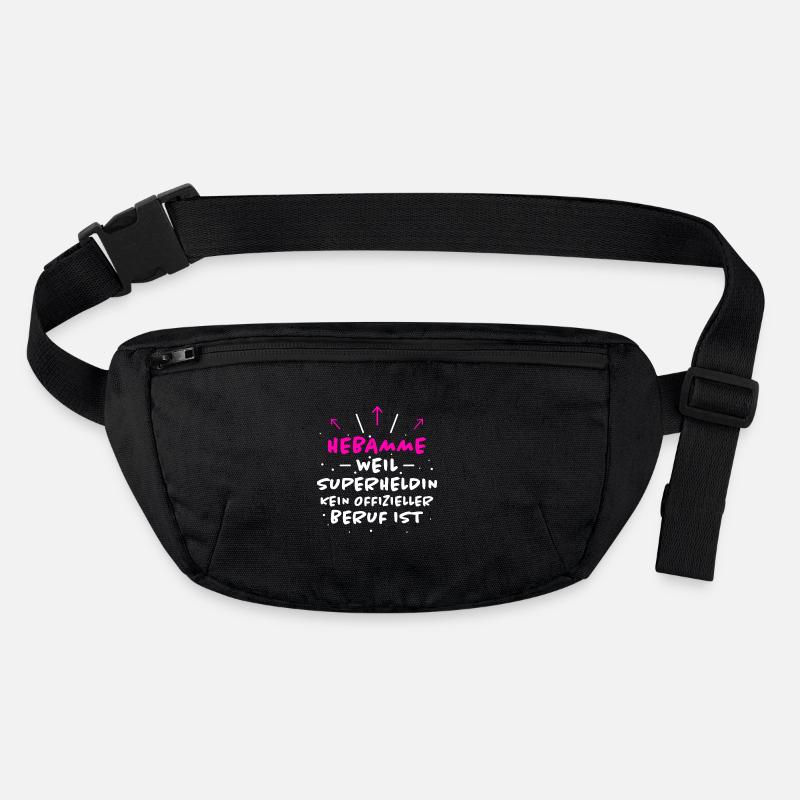 Hebamme Spruch Beruf Lustiges Hebammen Geschenk Stanley/Stella recycelte Gürteltasche