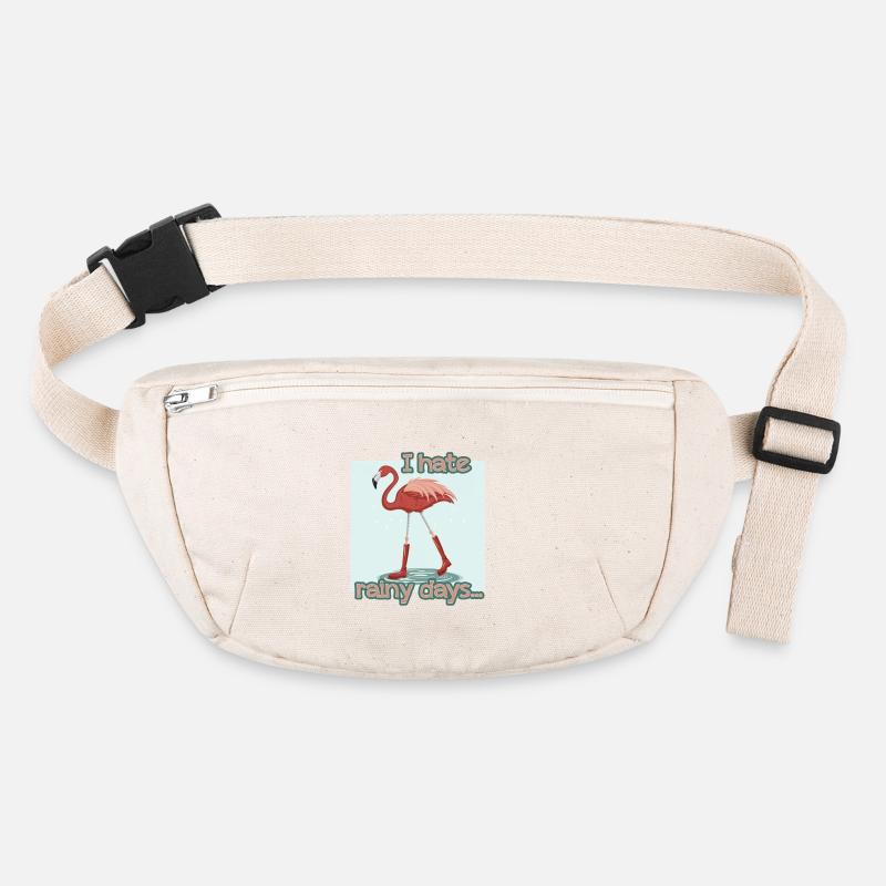 FLAMINGO- RAIN- RETRO Stanley/Stella recycled Hip Bag 