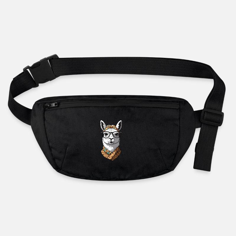 Lama Liebende Lustiges Mutter Design Alpaca Stanley/Stella recycelte Gürteltasche