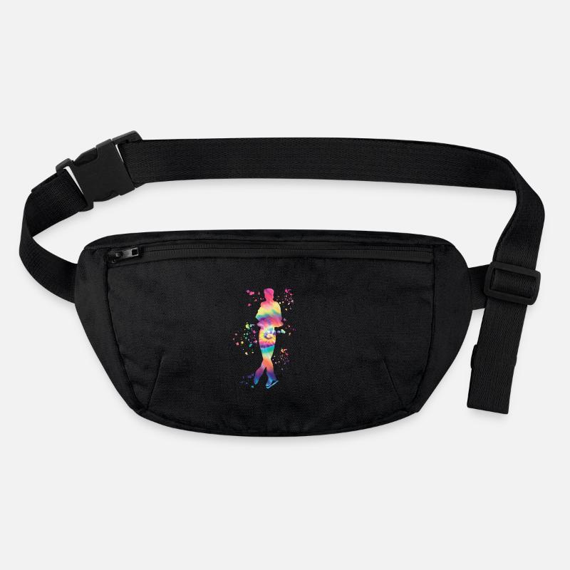 Eiskunstläufer Schlittschuhlaufen Eiskunstlauf Stanley/Stella recycelte Gürteltasche