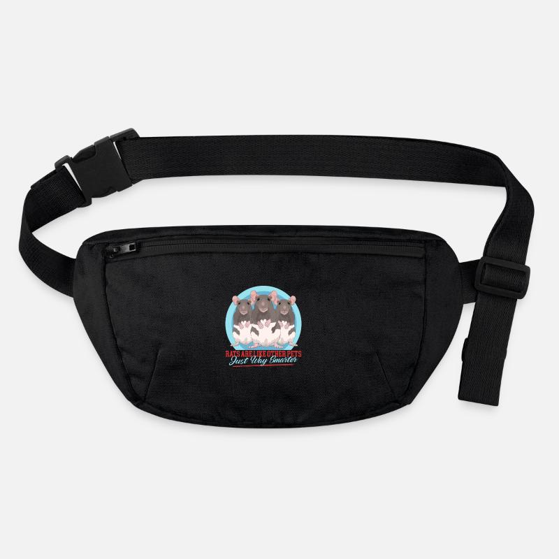 Rats, amant de Rat, propriétaire de Rat, cadeau Sac banane recyclé Stanley/Stella