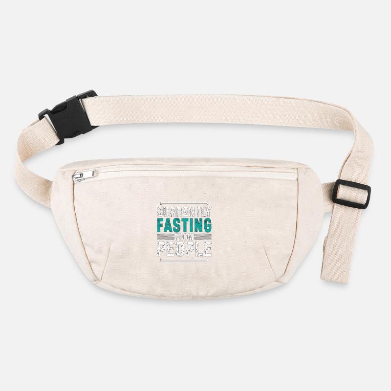 Introvert Currently Fasting From People Stanley/Stella recycled Hip Bag 