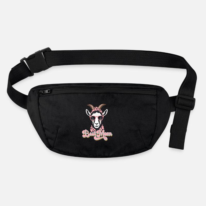 Best Mom Lustige Mama Ziege Perfekt Zum Muttertag Stanley/Stella recycelte Gürteltasche