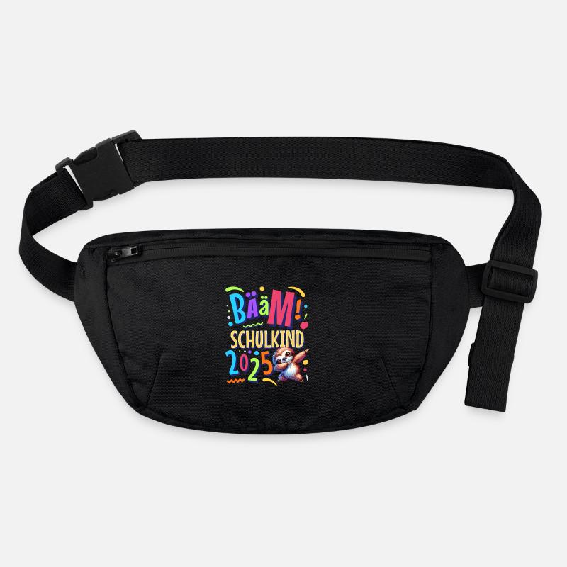 Bääm Schulkind 2025 Dabbing Faultier Stanley/Stella recycelte Gürteltasche