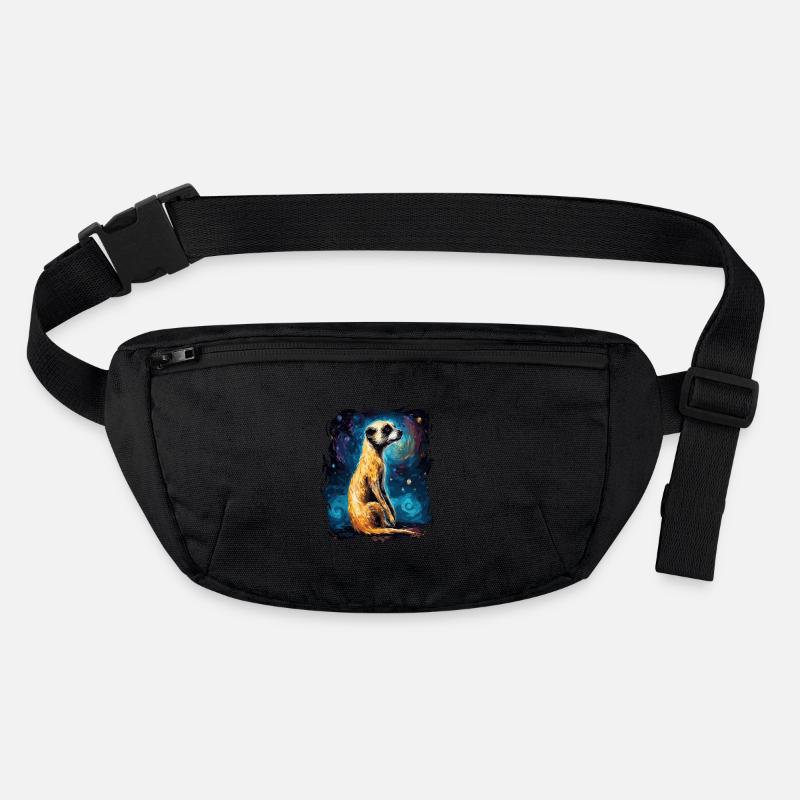 Le ciel est étoilé et un suricate Sac banane recyclé Stanley/Stella