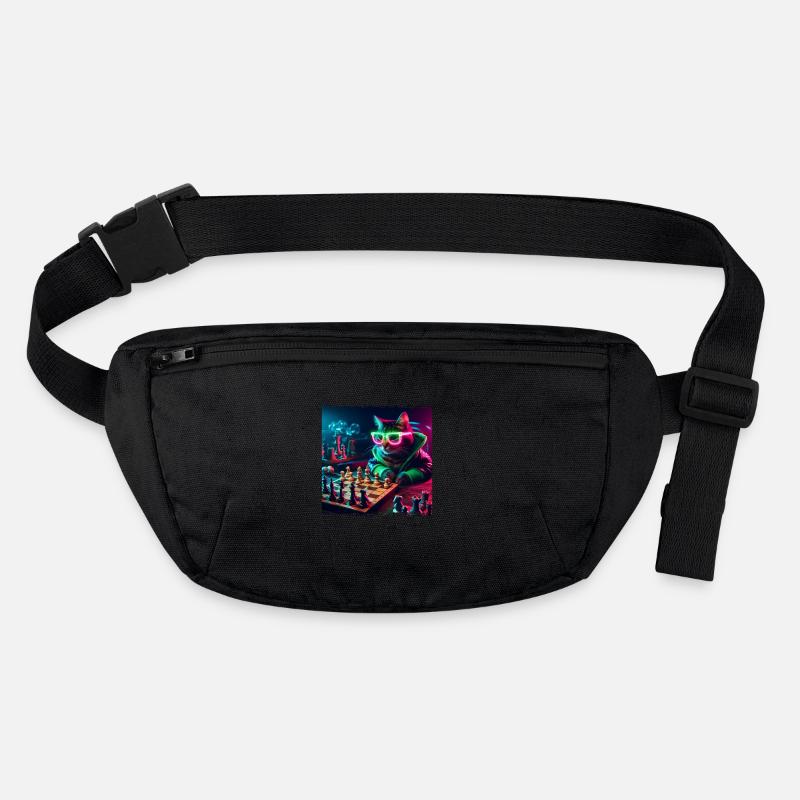 Chess Club Cat Stanley/Stella recycled Hip Bag 