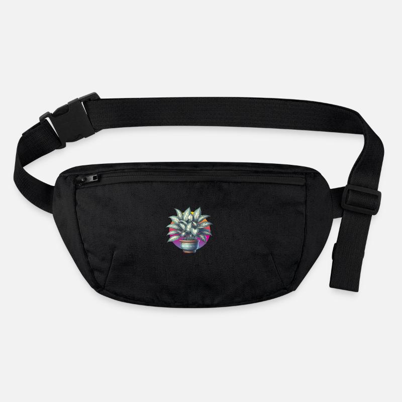 Dieffenbachia plant in pot Stanley/Stella recycled Hip Bag 