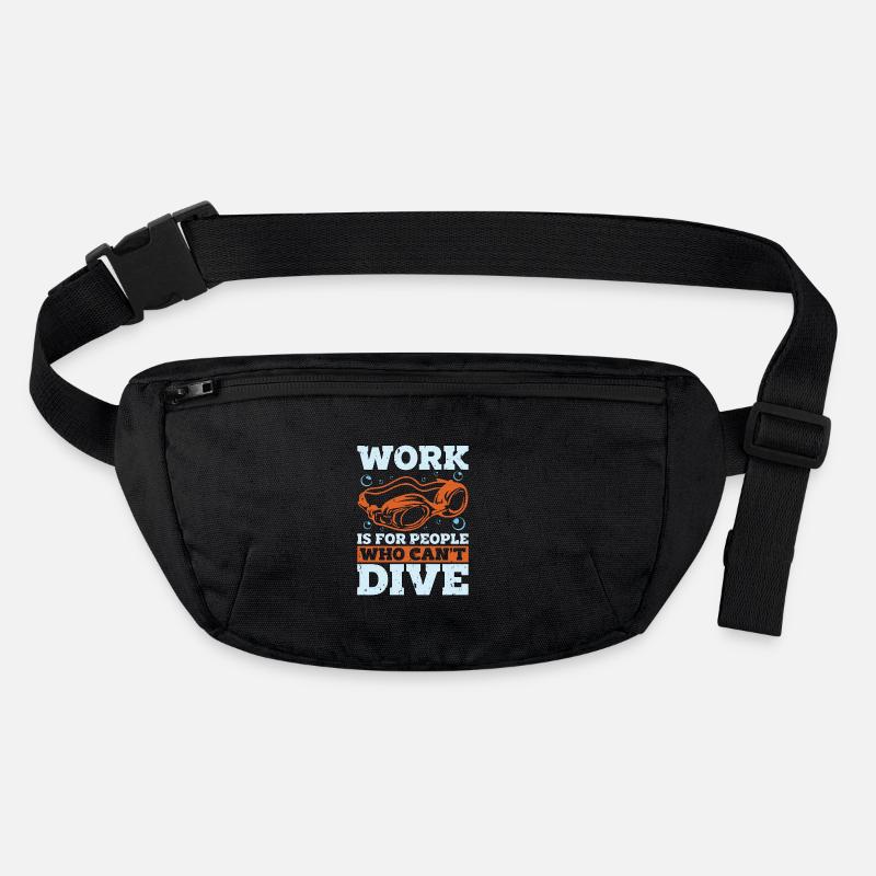 Swimmer Work Is For People Who Can't Dive Swimming Stanley/Stella recycelte Gürteltasche
