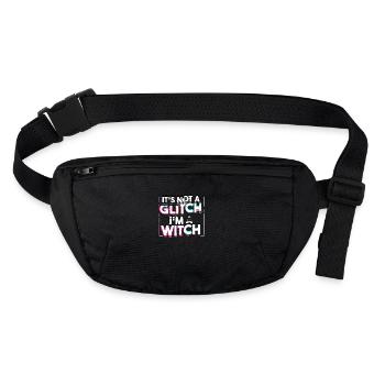 « Ce n’est pas un problème, je suis une sorcière » Occulte gothique - Sac banane recyclé Stanley/Stella - noir - Devant