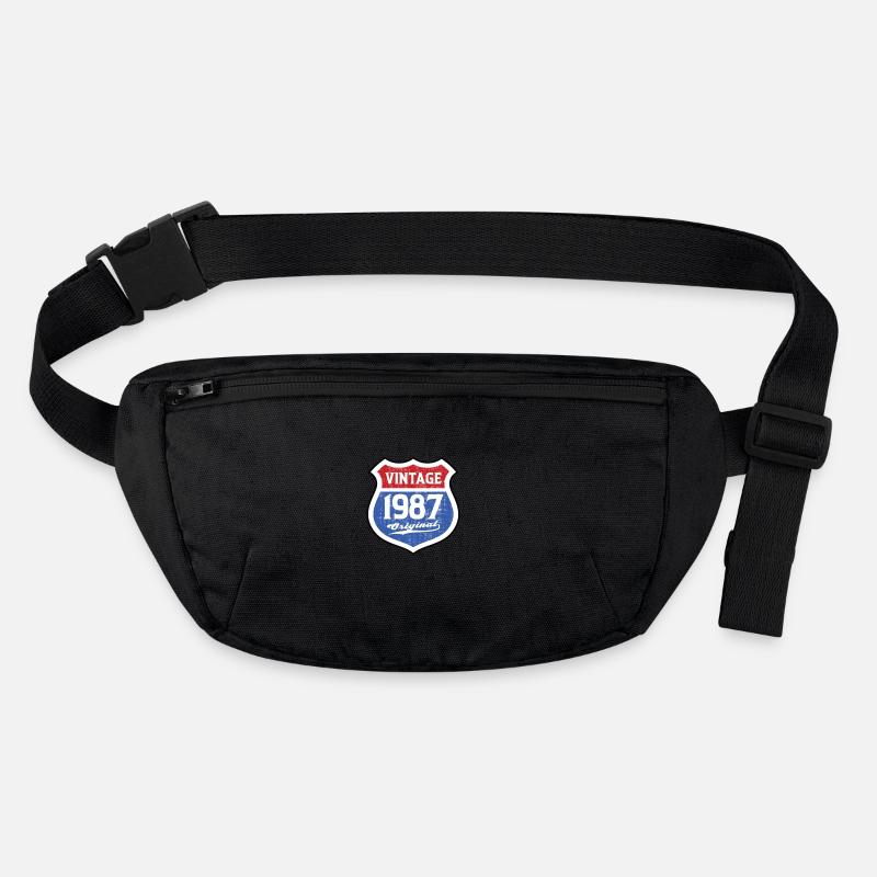 1987 Geburtstag Route Vintage Original Stanley/Stella recycelte Gürteltasche