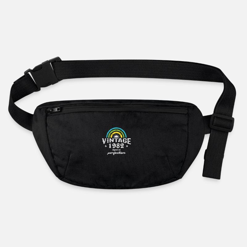 1982 Geburtstag Vintage Rainbow Sun Stanley/Stella recycelte Gürteltasche