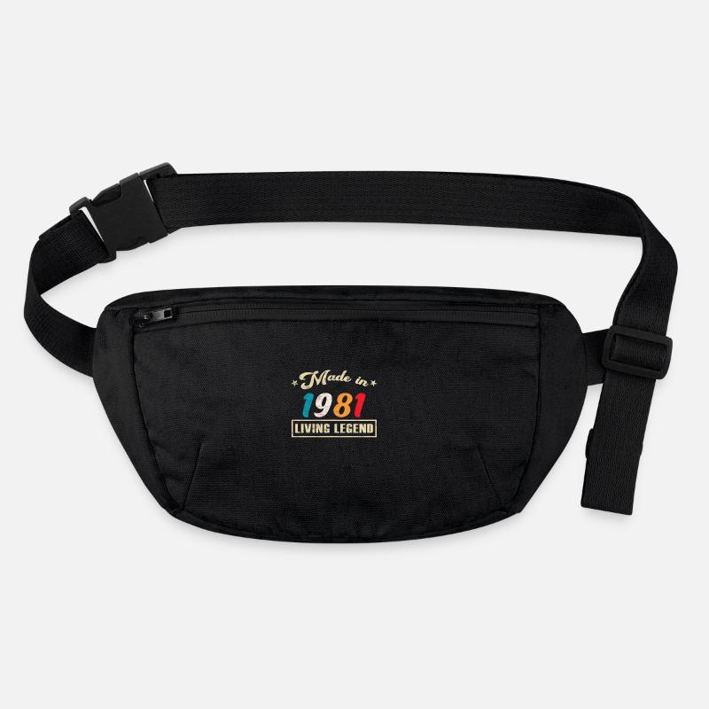 1981 Anniversaire Fabriqué en édition limitée Sac banane recyclé Stanley/Stella