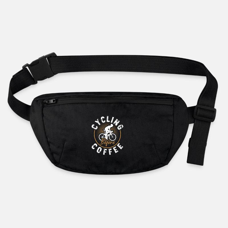 Cycling Before Coffee Mountain Biking Coffee Lover Stanley/Stella recycelte Gürteltasche