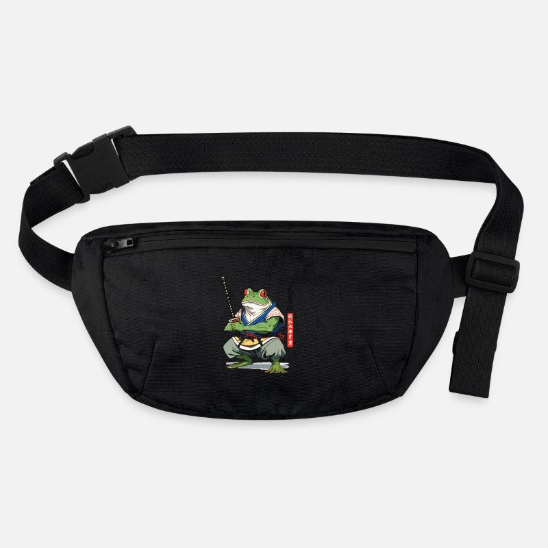 Samurai Frosch Vintage Ukiyo-e Stil Japan Style Stanley/Stella recycelte Gürteltasche