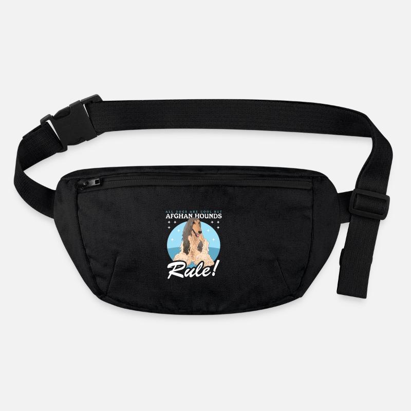 Afghan Greyhound Dog Owner Gift Stanley/Stella recycled Hip Bag 
