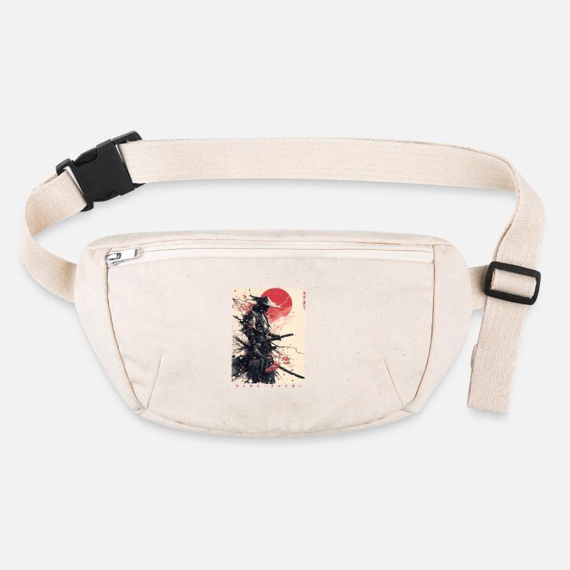 Samurai Kämpfer - Japanisches Ukiyo-e Kunstwerk Stanley/Stella recycelte Gürteltasche