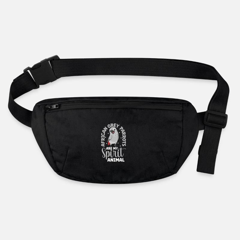 Favourite animal - African grey parrot Stanley/Stella recycled Hip Bag 
