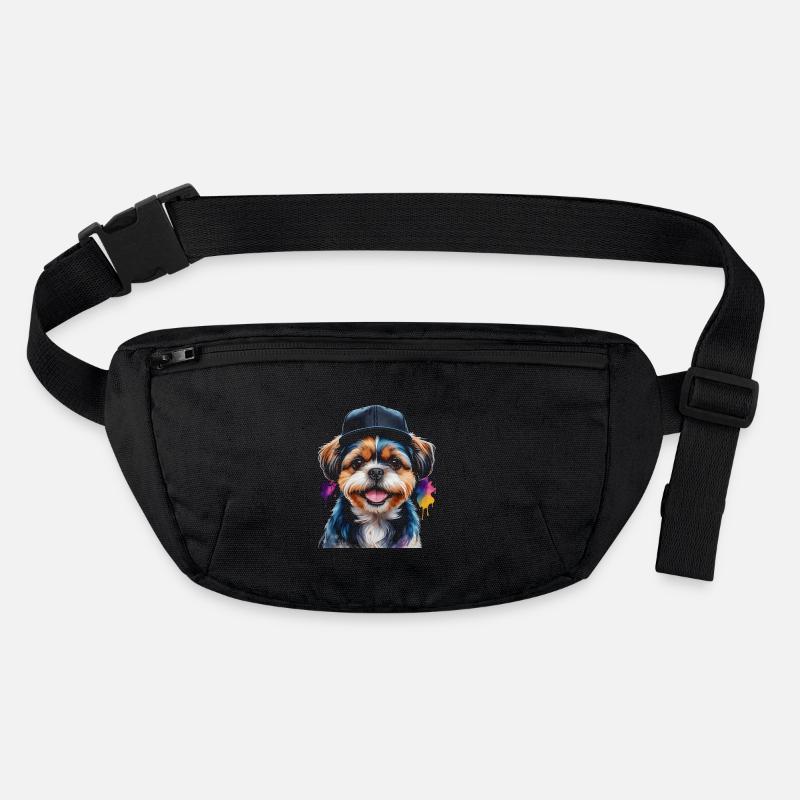 Shih Tzu Snapback Cap Chien Drôle d’Animal Print Sac banane recyclé Stanley/Stella