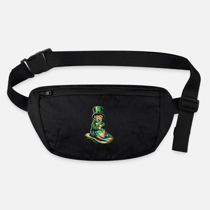 Gemütlicher Leprechaun (Irischer Kobold) Stanley/Stella recycelte Gürteltasche