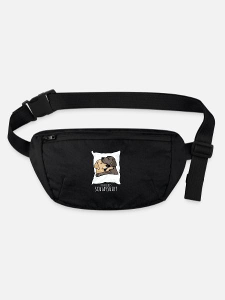 Chemise de nuit Retriever Chemise de nuit officielle Chiens - Sac banane recyclé Stanley/Stella - noir - Devant
